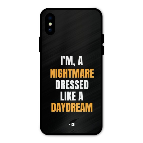 Like A Daydream Metal Back Case for iPhone XS