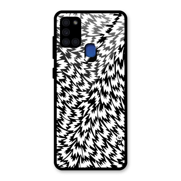 Lion Abstract Art Pattern Back Case for Galaxy A21s