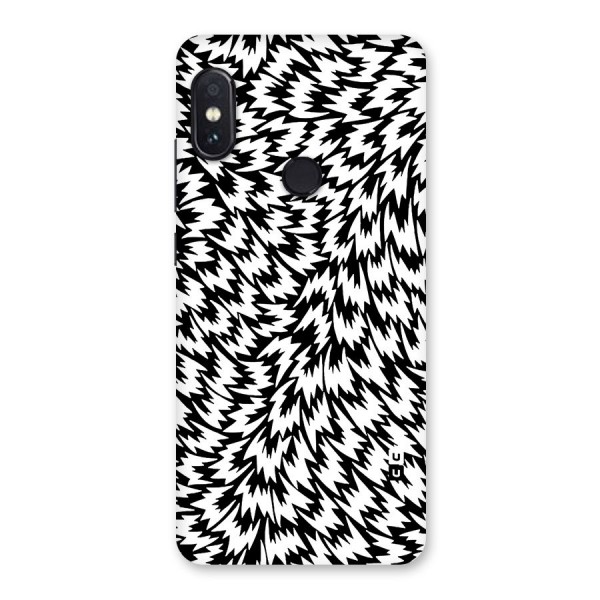 Lion Abstract Art Pattern Glass Back Case for Redmi Note 5 Pro
