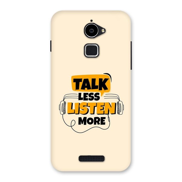 Listen More Back Case for Coolpad Note 3 Lite