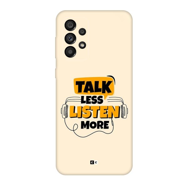 Listen More Back Case for Galaxy A73 5G