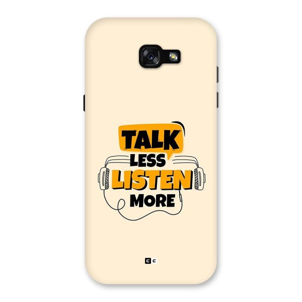 Listen More Back Case for Galaxy A7 (2017)