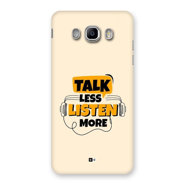 Listen More Back Case for Galaxy J5 2016