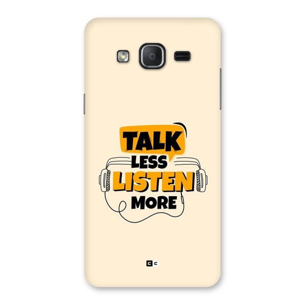 Listen More Back Case for Galaxy On7 Pro