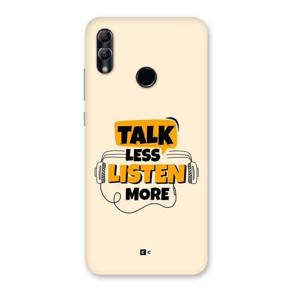 Listen More Back Case for Honor 10 Lite