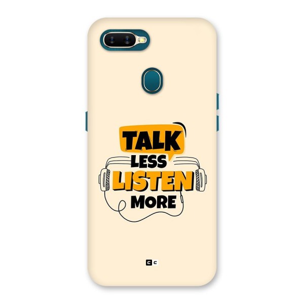 Listen More Back Case for Oppo A7