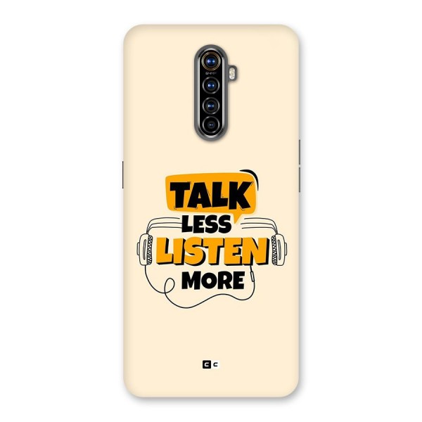 Listen More Back Case for Realme X2 Pro