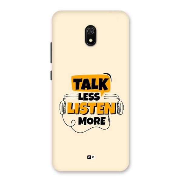 Listen More Back Case for Redmi 8A