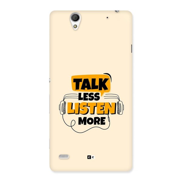 Listen More Back Case for Xperia C4