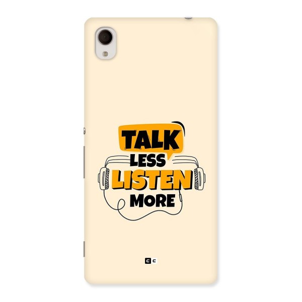 Listen More Back Case for Xperia M4