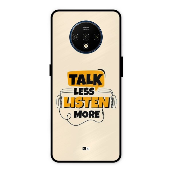 Listen More Metal Back Case for OnePlus 7T