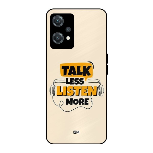 Listen More Metal Back Case for OnePlus Nord CE 2 Lite 5G