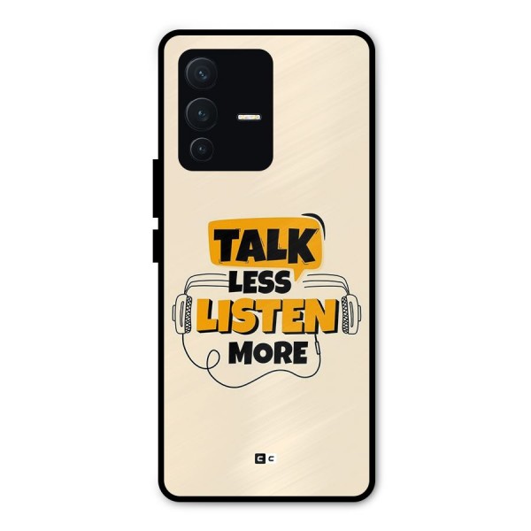 Listen More Metal Back Case for Vivo V23 Pro
