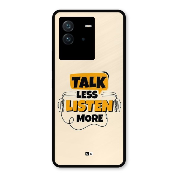 Listen More Metal Back Case for iQOO Neo 6 5G