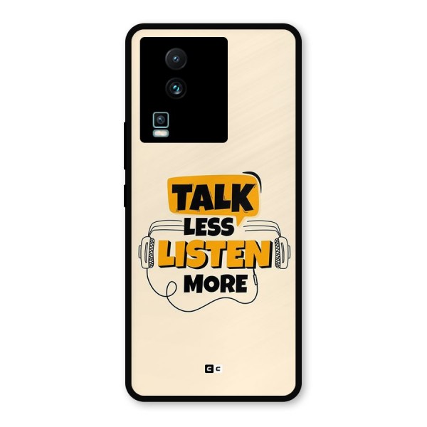Listen More Metal Back Case for iQOO Neo 7 Pro