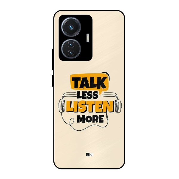 Listen More Metal Back Case for iQOO Z6 44W