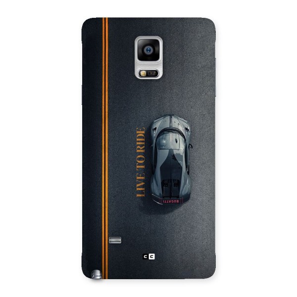 Live To Ride Back Case for Galaxy Note 4