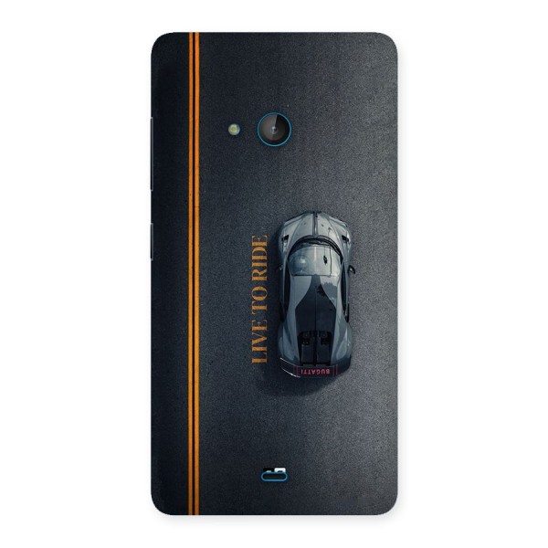 Live To Ride Back Case for Lumia 540