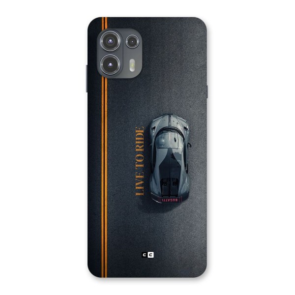 Live To Ride Back Case for Motorola Edge 20 Fusion