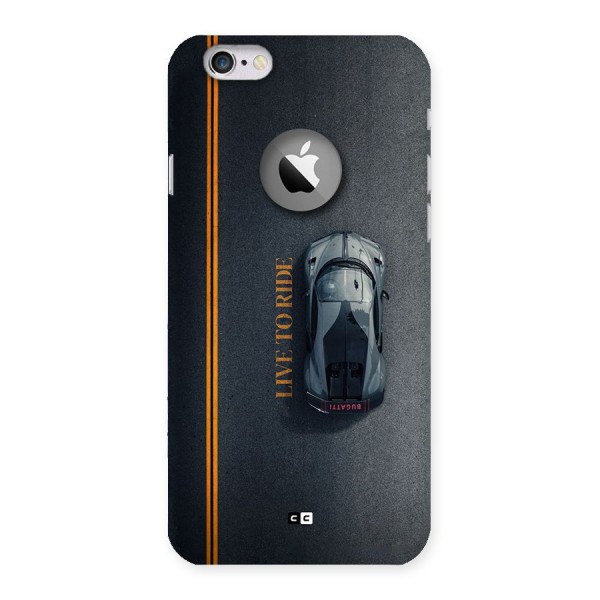 Live To Ride Back Case for iPhone 6 Logo Cut