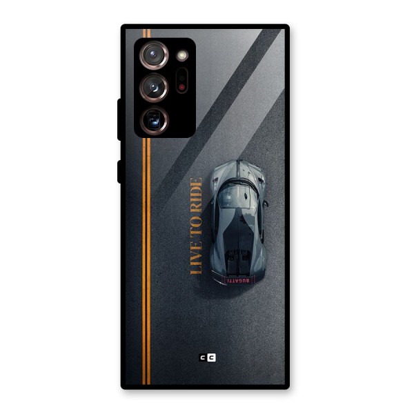 Live To Ride Glass Back Case for Galaxy Note 20 Ultra 5G