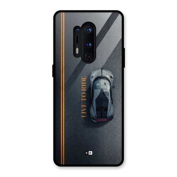 Live To Ride Glass Back Case for OnePlus 8 Pro