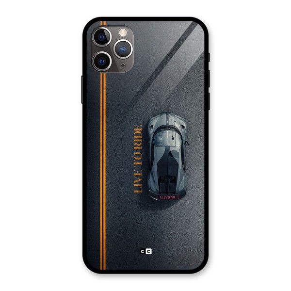 Live To Ride Glass Back Case for iPhone 11 Pro Max