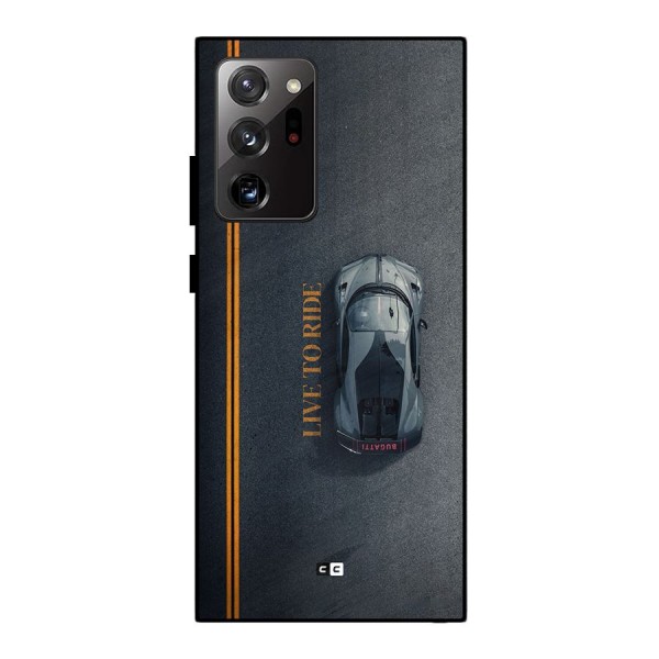 Live To Ride Metal Back Case for Galaxy Note 20 Ultra