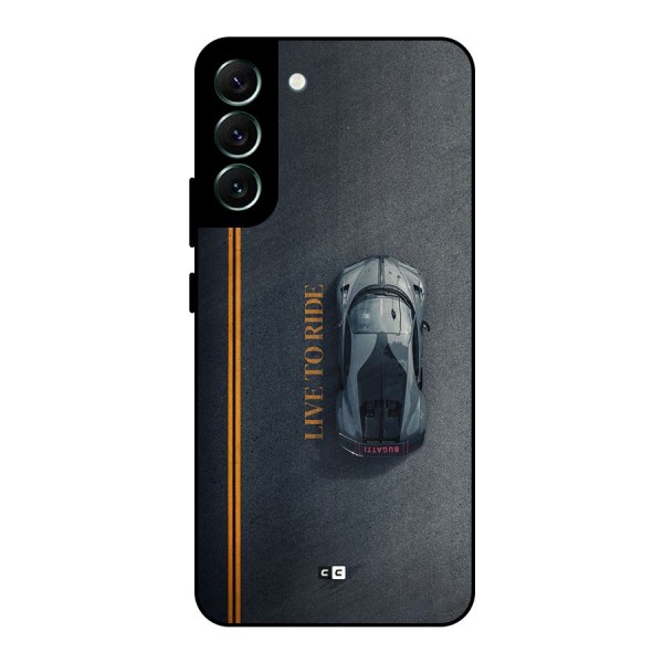 Live To Ride Metal Back Case for Galaxy S22 Plus 5G