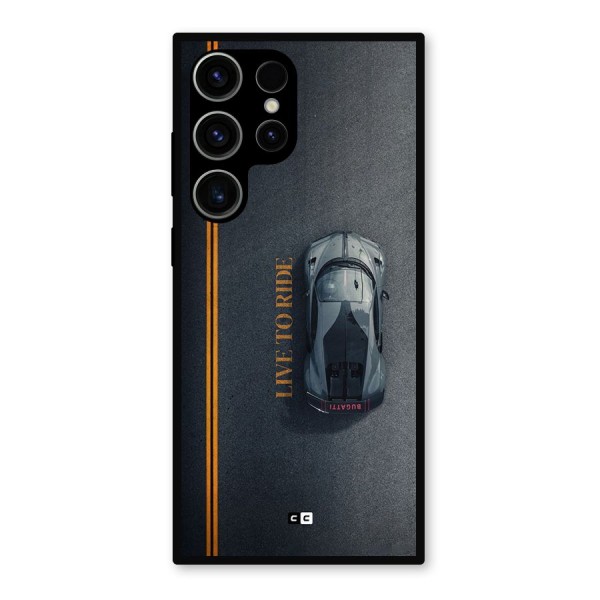 Live To Ride Metal Back Case for Galaxy S23 Ultra