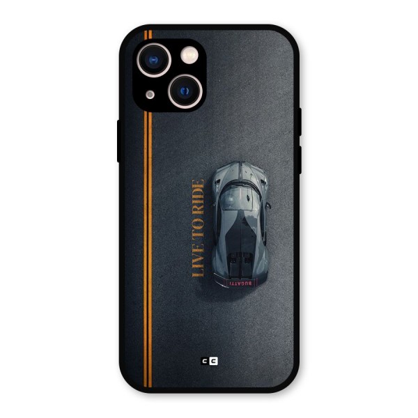 Live To Ride Metal Back Case for iPhone 13