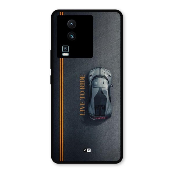 Live To Ride Metal Back Case for iQOO Neo 7 Pro