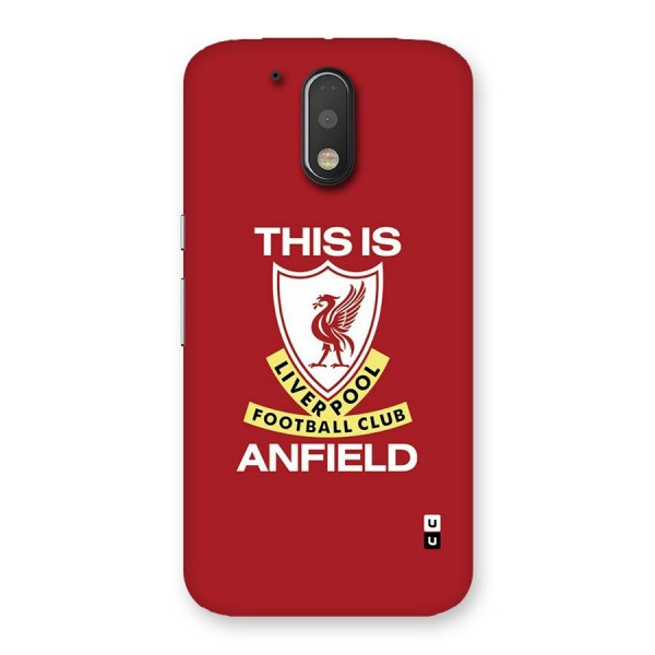 LiverPool Anfield Back Case for Moto G4 Plus