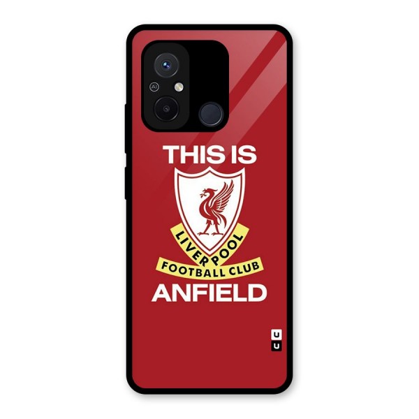 LiverPool Anfield Glass Back Case for Redmi 12C