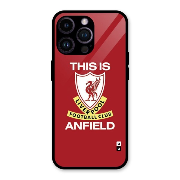 LiverPool Anfield Glass Back Case for iPhone 14 Pro Max