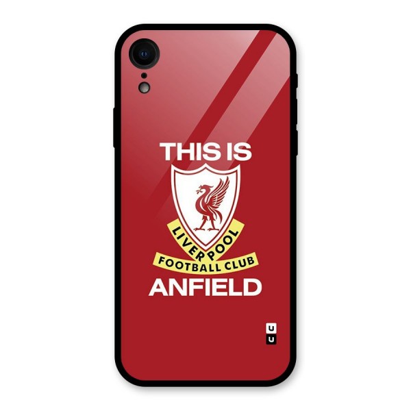 LiverPool Anfield Glass Back Case for iPhone XR
