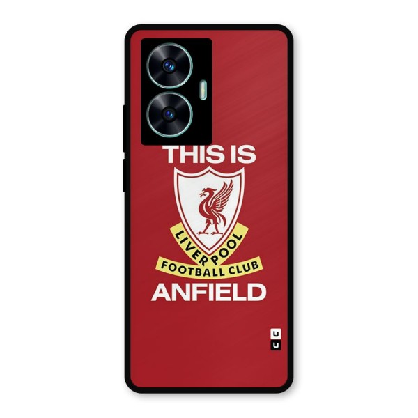 LiverPool Anfield Metal Back Case for Realme Narzo N55