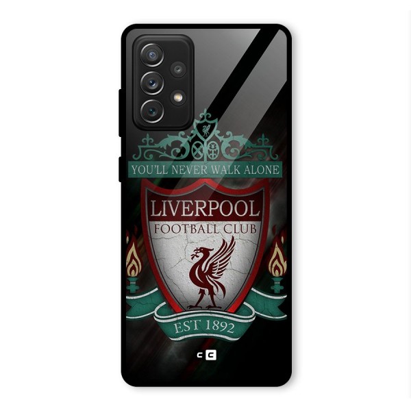 LiverPool FootBall Club Glass Back Case for Galaxy A72