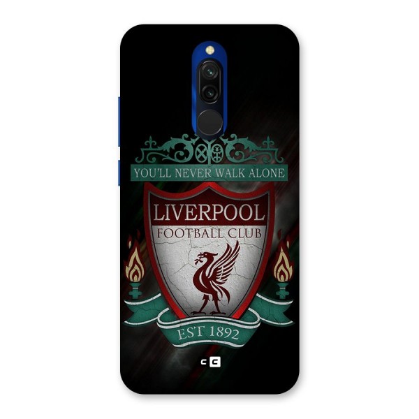 LiverPool FootBall Club Glass Back Case for Redmi 8