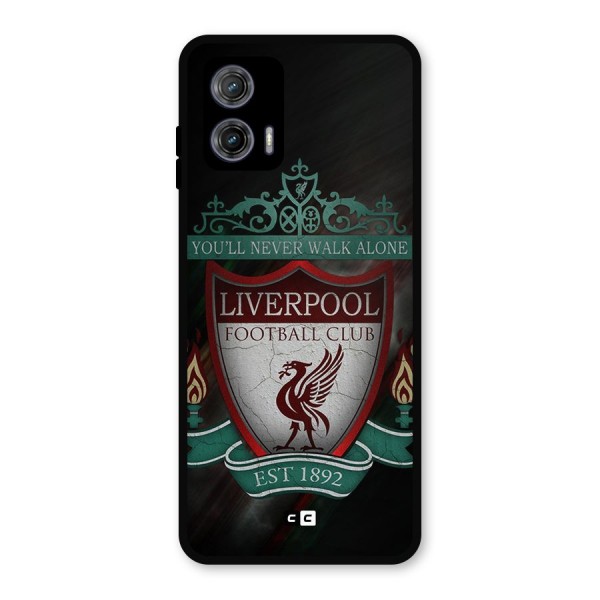 LiverPool FootBall Club Metal Back Case for Moto G73