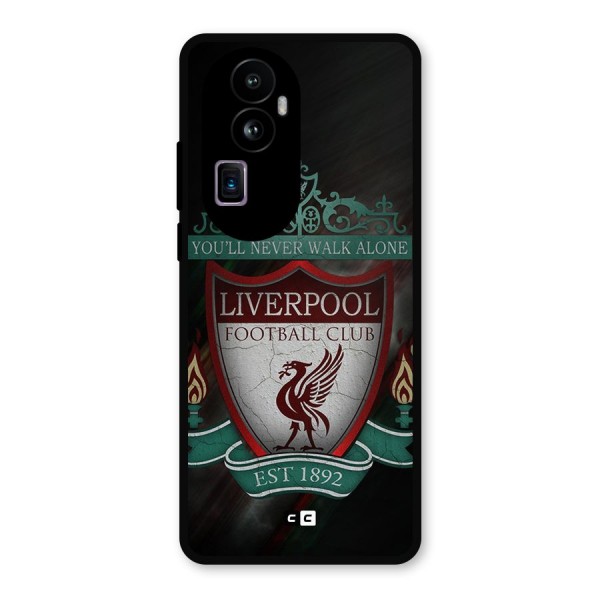 LiverPool FootBall Club Metal Back Case for Oppo Reno10 Pro Plus