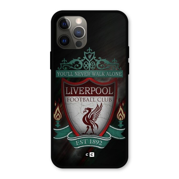 LiverPool FootBall Club Metal Back Case for iPhone 12 Pro