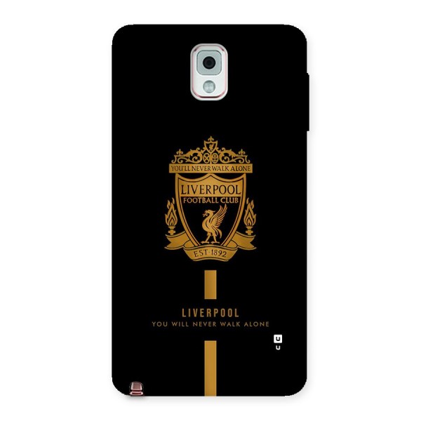 LiverPool Never Walk Alone Back Case for Galaxy Note 3