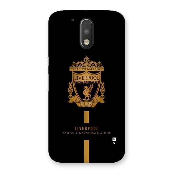 LiverPool Never Walk Alone Back Case for Moto G4 Plus