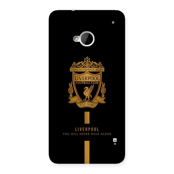 LiverPool Never Walk Alone Back Case for One M7 (Single Sim)