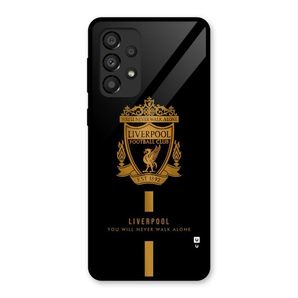 LiverPool Never Walk Alone Glass Back Case for Galaxy A33 5G