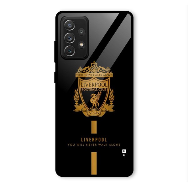 LiverPool Never Walk Alone Glass Back Case for Galaxy A72