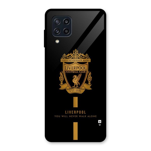 LiverPool Never Walk Alone Glass Back Case for Galaxy M32
