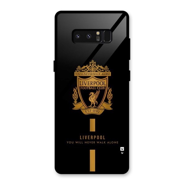 LiverPool Never Walk Alone Glass Back Case for Galaxy Note 8