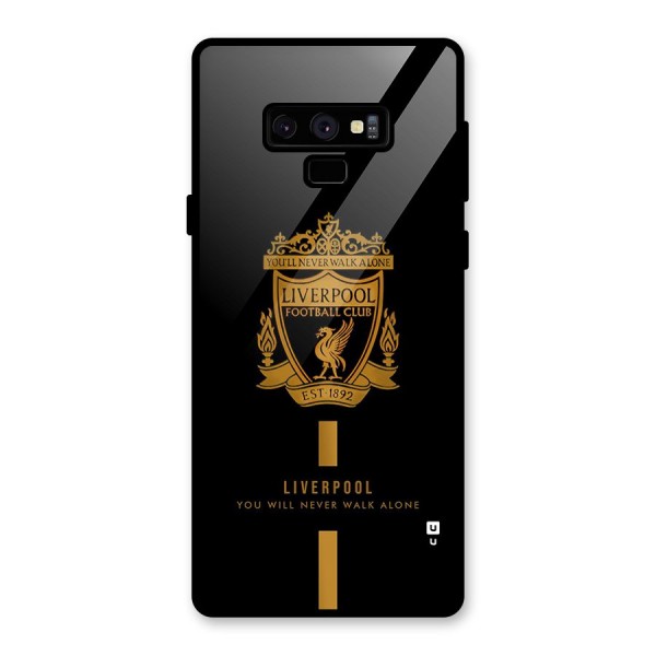 LiverPool Never Walk Alone Glass Back Case for Galaxy Note 9